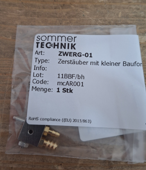 德国Sommer-Technik ZWERG-01小型喷雾器